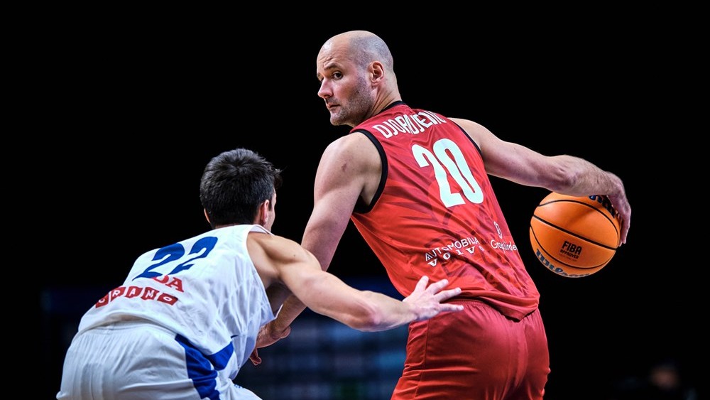 Dušan Đorđević u dresu Ostendea (©FIBA Basketball / FIBA Champions League)